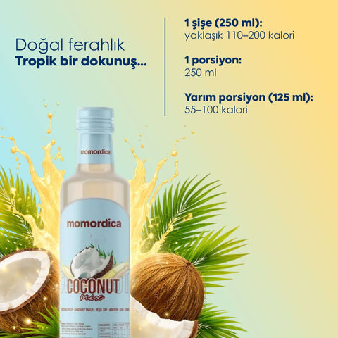 Momordica Coconut Mix Hindistan Cevizi Karışımı 250ml - Doğal ve tropik lezzet