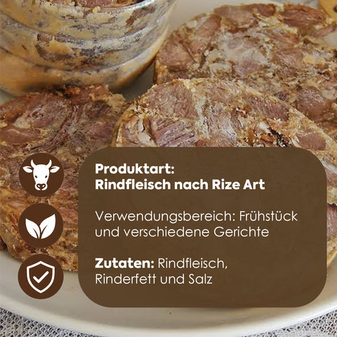 Rinder Kavurma nach Rize Art (100 % Rind, Halal) 500g – Bild 2