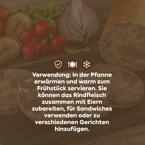 Rinder Kavurma nach Rize Art (100 % Rind, Halal) 500g – Bild 3