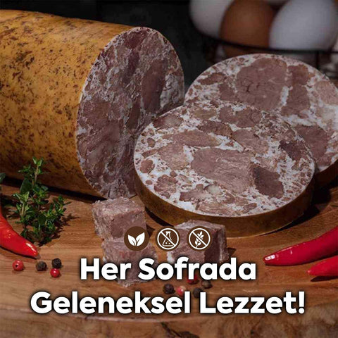 Rize usulü kavurma kahvaltı sunumu
