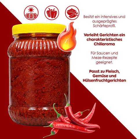 Scharfes Paprikamark aus Antep (hausgemacht) 1 kg – Bild 5
