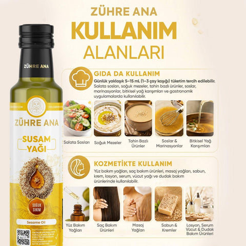 Soğuk Sıkım Susam Yağı - görsel 3