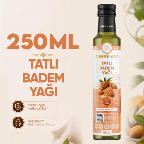 Soğuk Sıkım Tatlı Badem Yağı - görsel 3