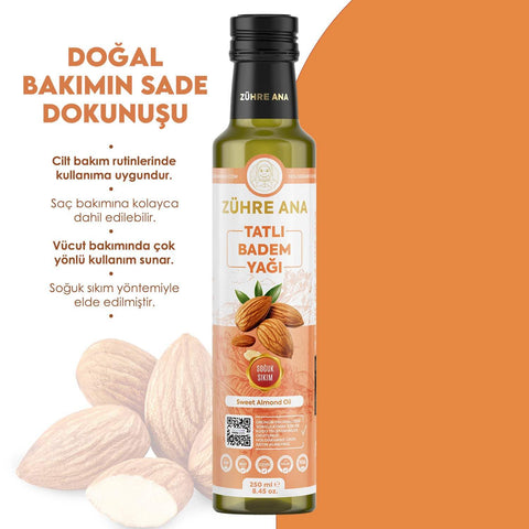 Soğuk Sıkım Tatlı Badem Yağı - görsel 5