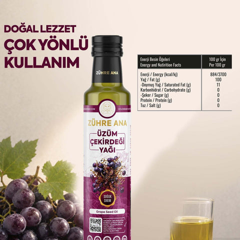 Soğuk Sıkım Üzüm Çekirdeği Yağı - görsel 2