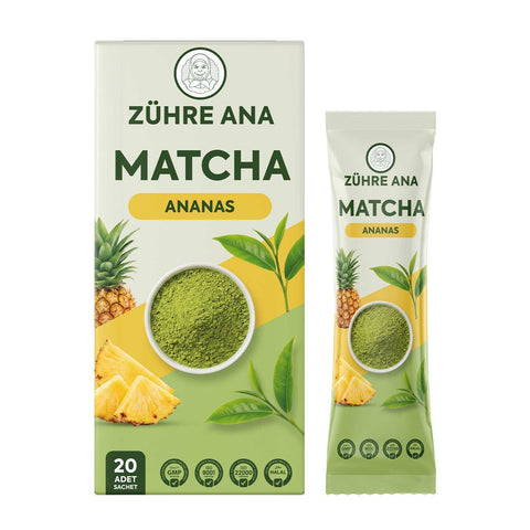 Zühre Ana Ananaslı Matcha Çayı 20 Saşe 160g Karışık Bitki Çayı