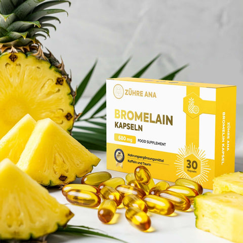 Zühre Ana Bromelain Kapsül 60 kapsül ananas ekstraktlı takviye edici gıda