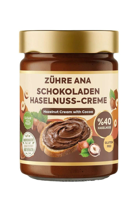 Zühre Ana Katkısız Kakaolu Fındık Kreması %40 fındık içeren doğal fındık kreması.