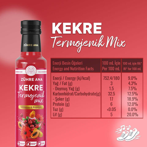 Zühre Ana Kekre Termojenik Mix içecek konsantresi, 3 Al 2 Öde promosyonu