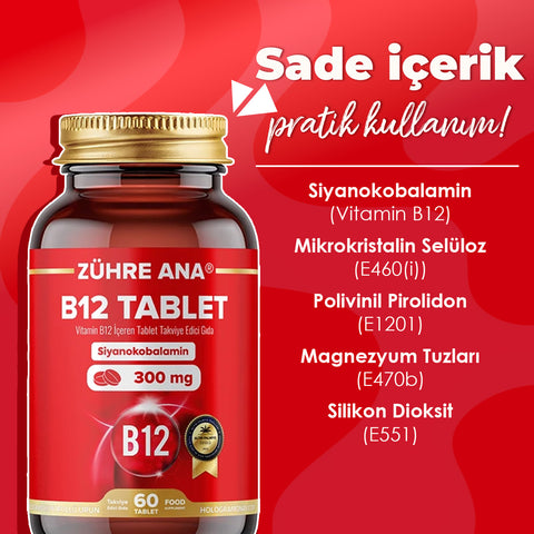 Zühre Ana Vitamin B12 Tablet