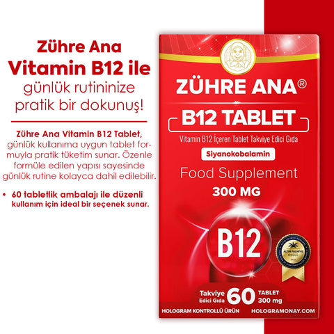 Zühre Ana Vitamin B12 Tablet