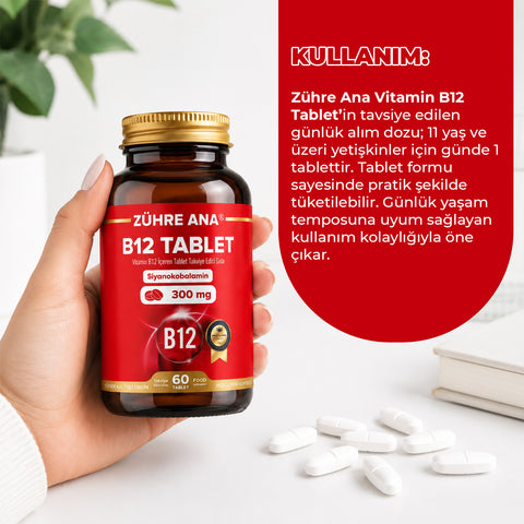 Zühre Ana Vitamin B12 Tablet