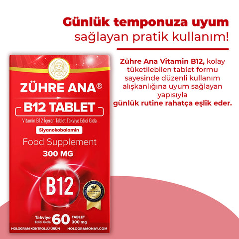 Zühre Ana Vitamin B12 Tablet
