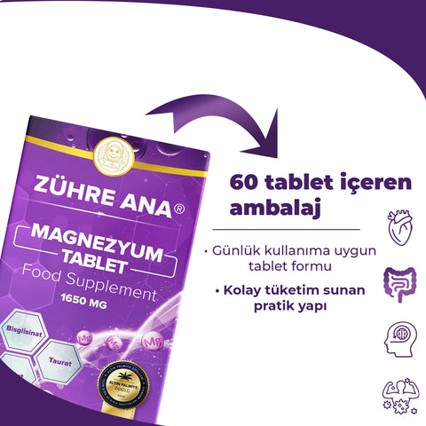 Zuhre Ana Magnesium Tablets 