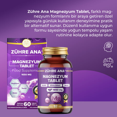 Zuhre Ana Magnesium Tablets 